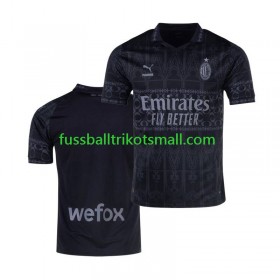 Fußballtrikots AC Mailand Schwarz 2023-2024 Kurzarm Fourth trikot kaufen